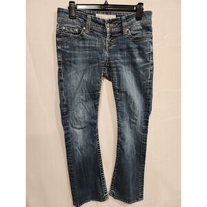 BKE Sabrina Womens Size 27x31.5, 5 Pockets Button Fly Closure,‎ Flared Leg